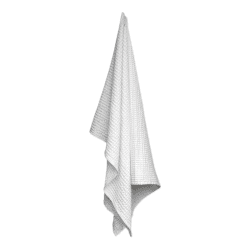 Image showing the Waffle Towel and blanket, 150 x 100cm, Natural White product.