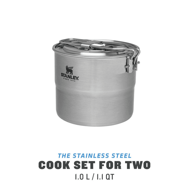 Cook & Brew Cook Set For Two, 1L, Stainless Steel
