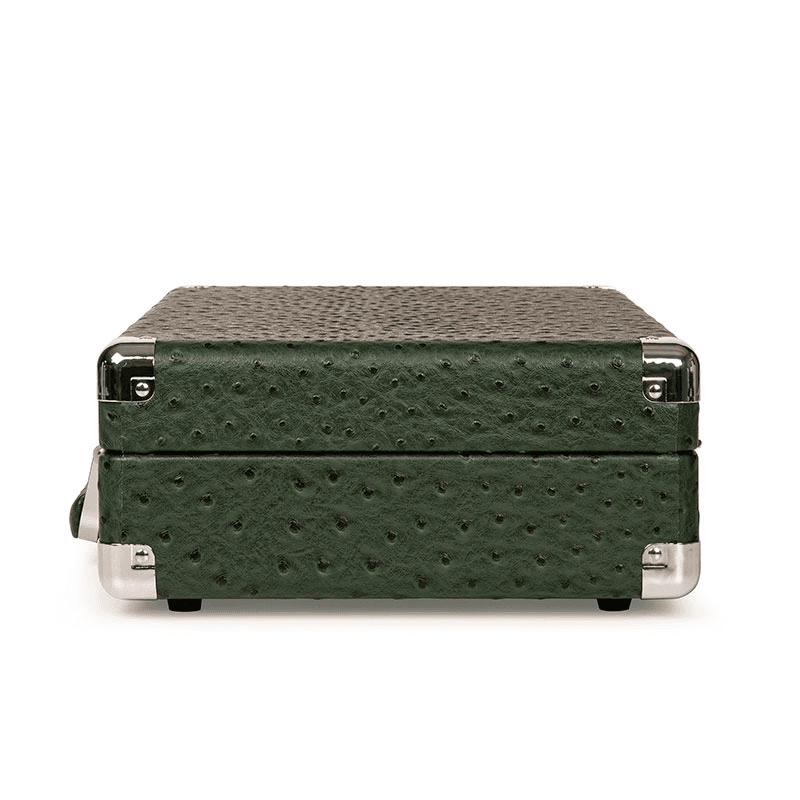 Cruiser Deluxe Plus Portable Turntable, Green Ostritch