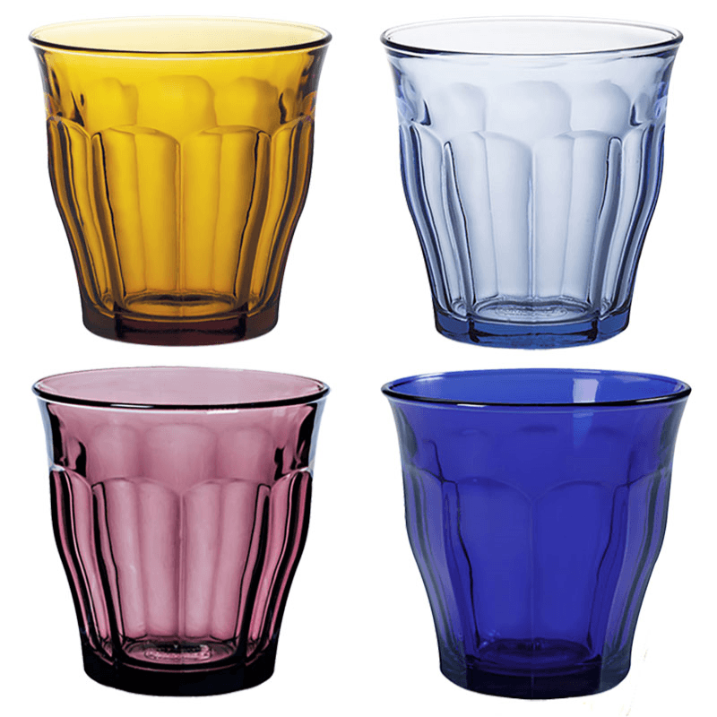 Picardie Set of 4 Tumblers, 250ml, Multi