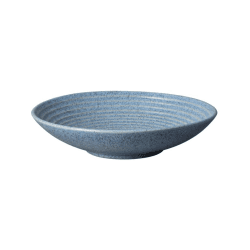 Image showing the Studio Blue Medium ridged bowl, 25.5 x 5cm, Flint product.
