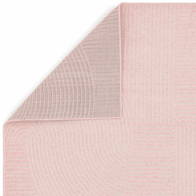 Muse Geometric Rug, L120 x W170cm, Pink