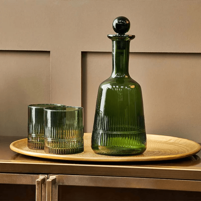 Mila Decanter, 1L, Dark Emerald