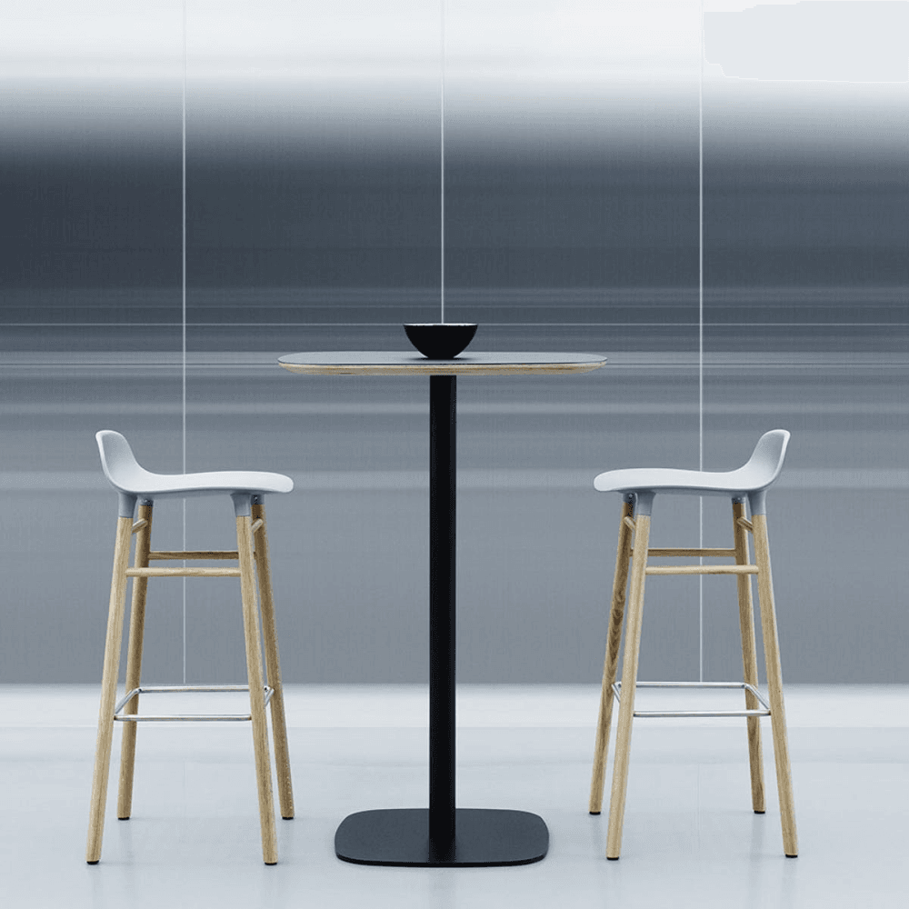 Form Bar stool, H77cm, White
