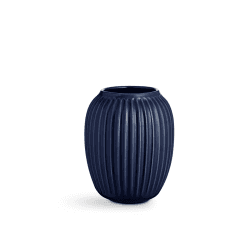 Image showing the Hammershøi Vase, Medium, Indigo product.