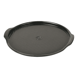 Image showing the Ridged pizza stone, 40 x 37cm, Charcoal product.
