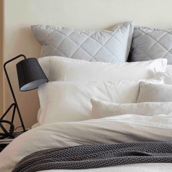 Image showing the Organic Retreat Fitted Sheet, Super King, White product.