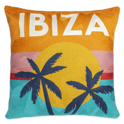 Image showing the Ibiza Cushion, 45 x 45cm, Orange product.