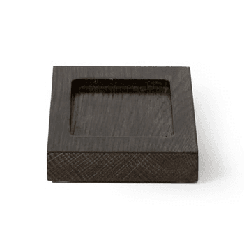 Mezza Soap dish, H2 x W13 x D9.5cm, Dark brown