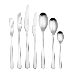 Image showing the Tilia 42 piece set, Satin Finish Stainless Steel product.