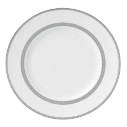 Image showing the Vera Wang - Lace Platinum Dinner plate, 27cm product.