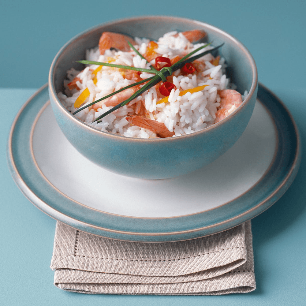 Azure Rice bowl, 48cl - 13 x 6.5cm, Aquamarine