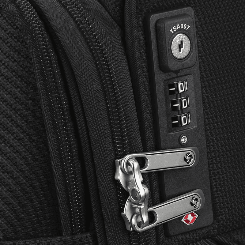 D'Lite Suitcase, H83 x L54 x W34/37cm, Black