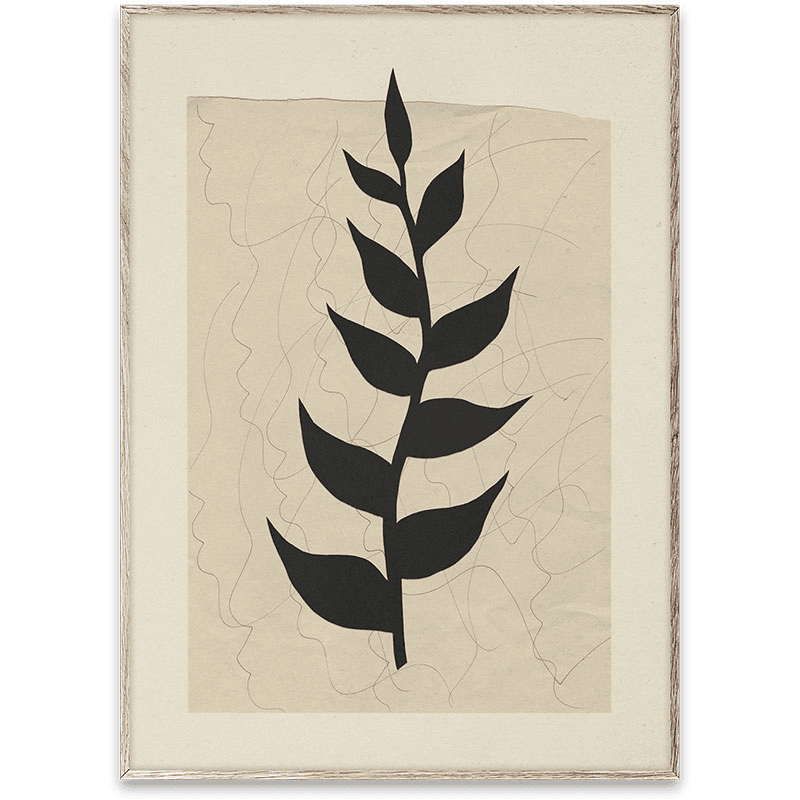 Plant Poem Print, 50 x 70cm, Multi
