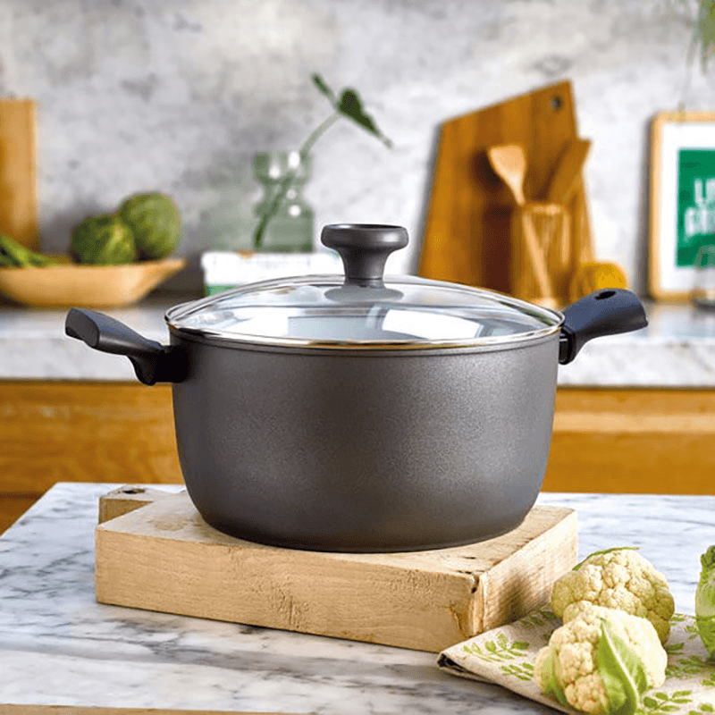 Stockpot, 28cm, Grey