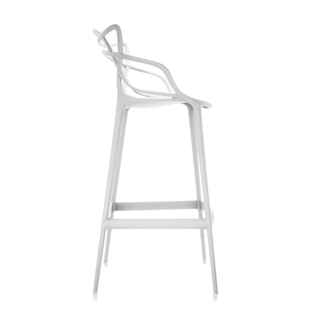 Masters Barstool, H99 x W49 x D65 cm, White