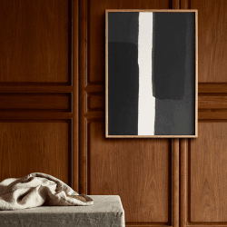 Image showing the Enso - Black I FSC Print, 50 x 70cm product.