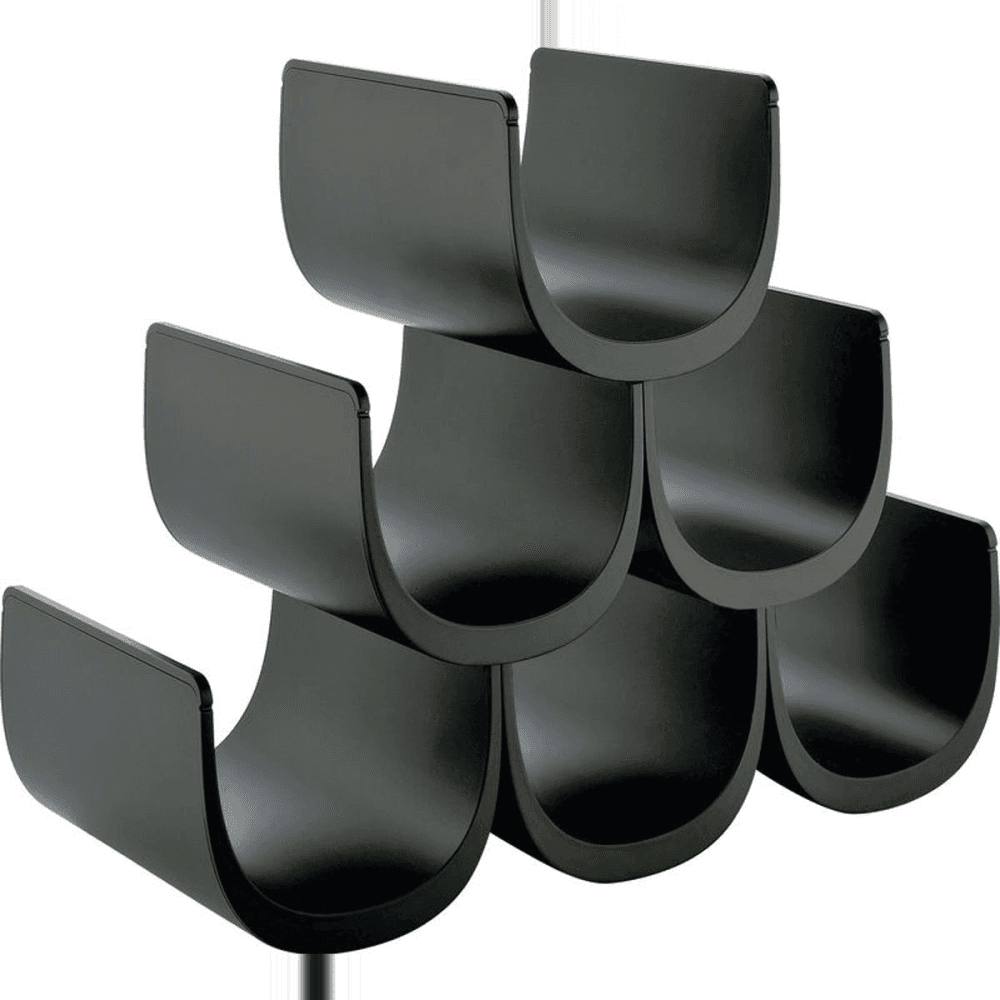 Noe' by Giulio Iacchetti Modular bottle holder, Black