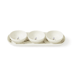 Image showing the Lavendula 3 Dip Bowls & Tray, Multi product.