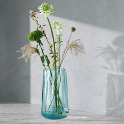 Image showing the Lagoon Vase & Lantern, H35cm, Sea Green product.