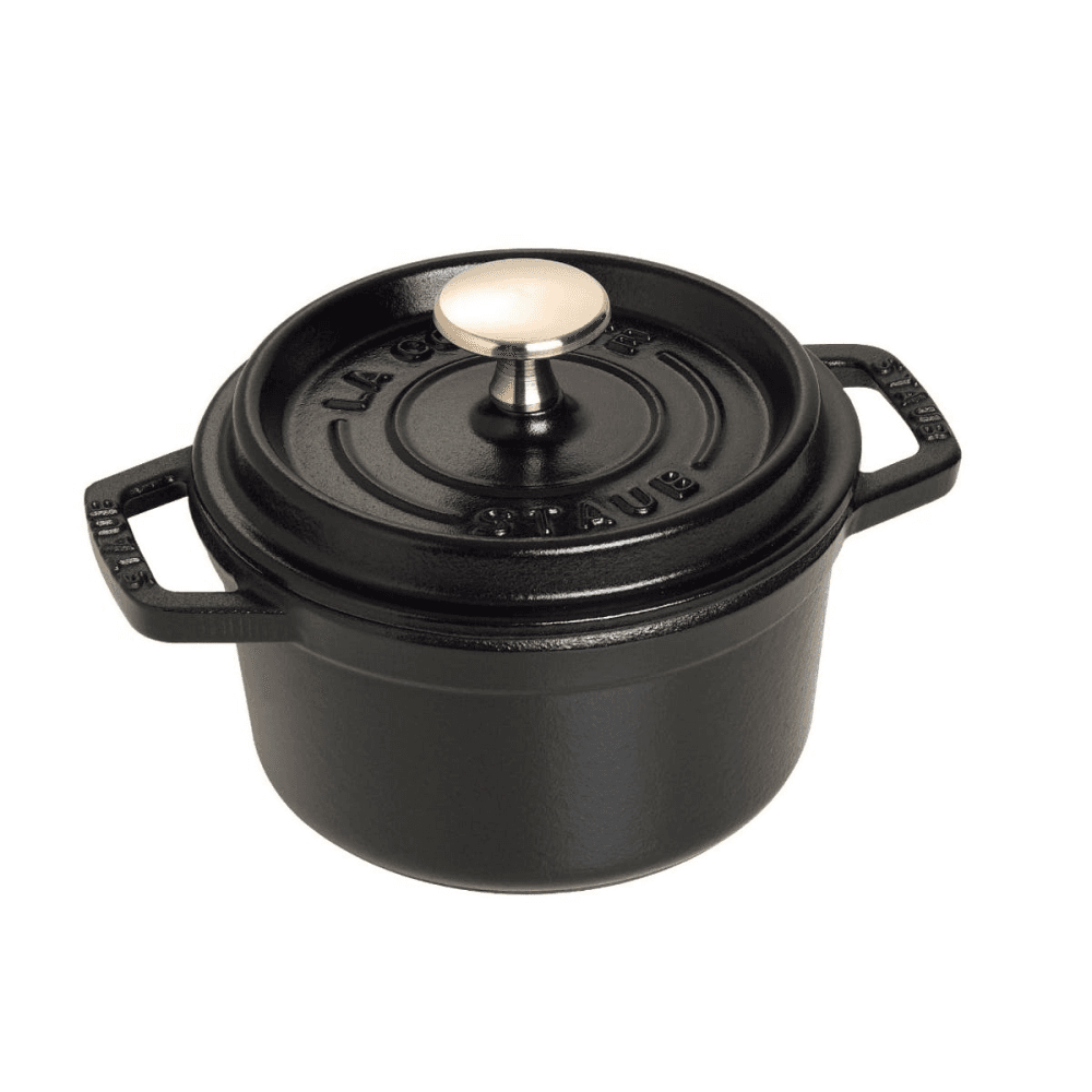 Round cocotte, 14cm, Black