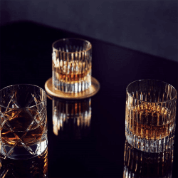 Image showing the Connoisseur Aras Pair of Whiskey Glasses, 350ml, Clear product.