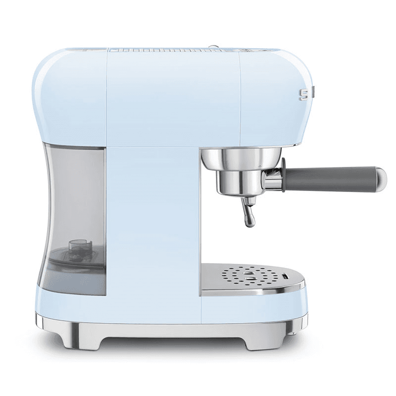 50's Style Espresso Coffee Machine, Pastel Blue
