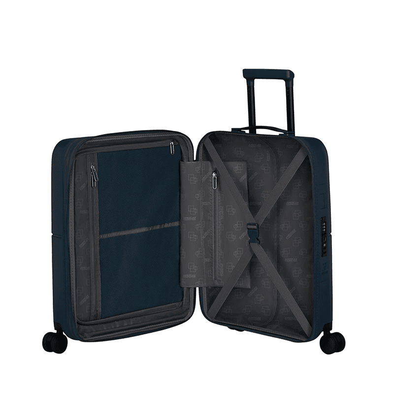 Dashpop Cabin Suitcase, H55 x L40 x W20/23cm, Midnight Blue