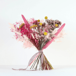 Image showing the Pinks Large hand-tied bouquet, H42-48cm, Bonbon product.