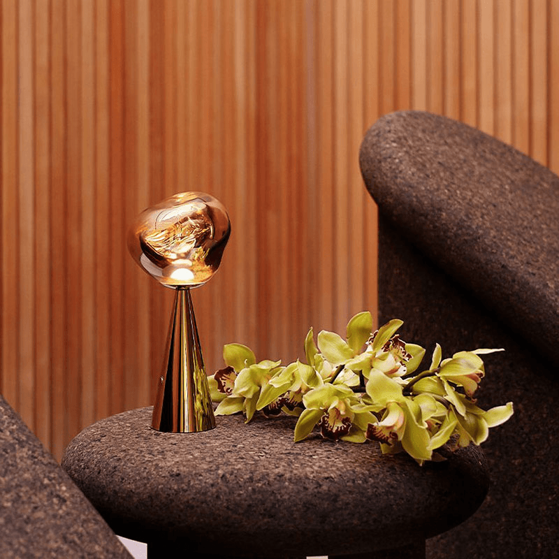 Melt Portable Lamp, H28.5cm, Gold