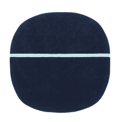 Image showing the Oona Rug, L140 x W140cm, Blue product.