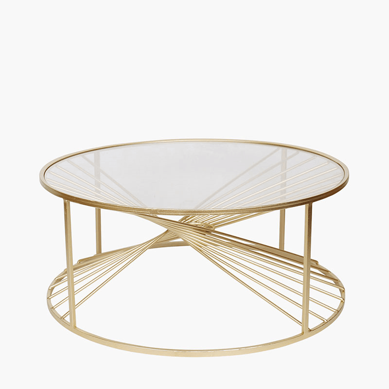 Liberty Coffee Table, Gold