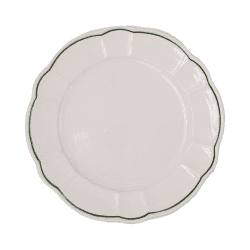 Image showing the Romilly Set of 4 Dinner Plates, D28cm, Green product.