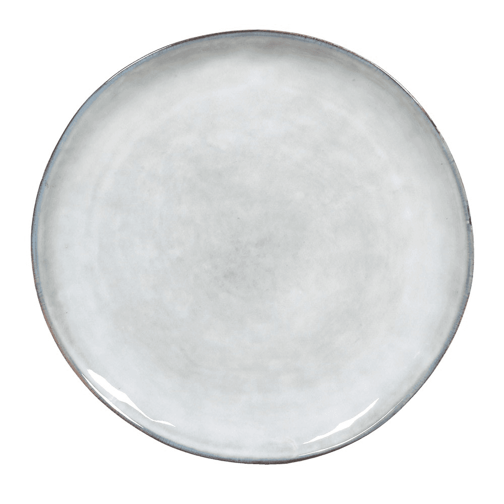 Flax Set of 4 Dinner Plates, D29cm, White