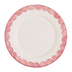 Image showing the Scallop Dinner Plate Set of 2, D28cm, Pink product.