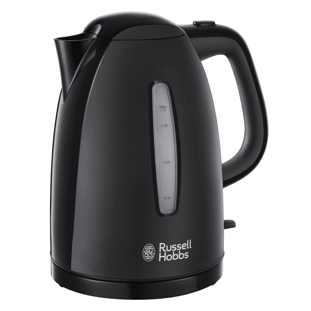 Textures Kettle, 23 x 21.6 x 18.2cm, Black