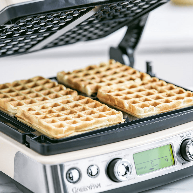 Non-Stick 3-in-1 Contact Grill & Indoor BBQ, Cream