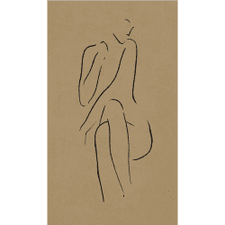 Image showing the Grace I Art Print, 50 x 70cm product.