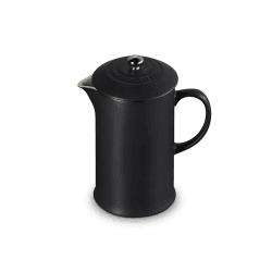 Image showing the Stoneware Cafetiere, 1 litre, Satin Black product.
