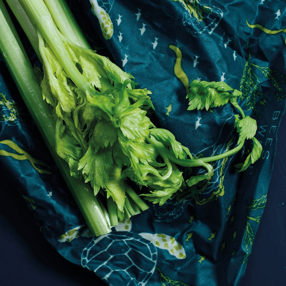Ocean Print Pack of 3 food wraps, small/med/large
