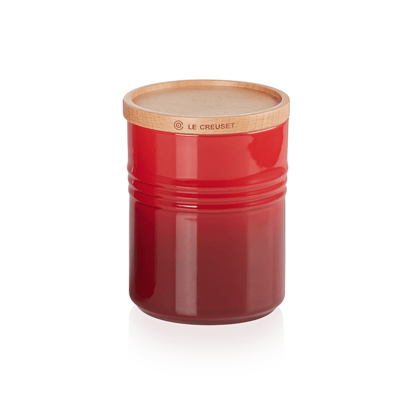 Stoneware Medium storage jar, 10 x 12cm - 540ml, Cerise