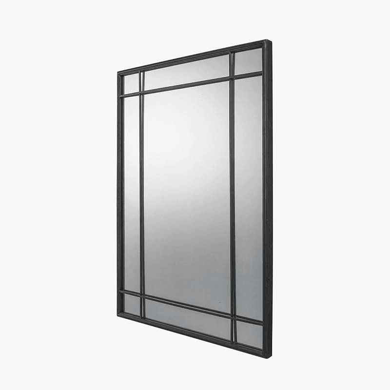 Rectangle Mirror, H110 x W80cm, Black