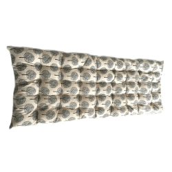 Image showing the Tree Bench Seat Pad, 110 x 40cm, Cream Linen product.