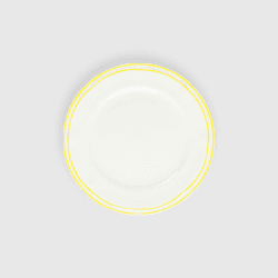 Image showing the Provence Set of 4 Starter Plates, D21cm, Yellow product.