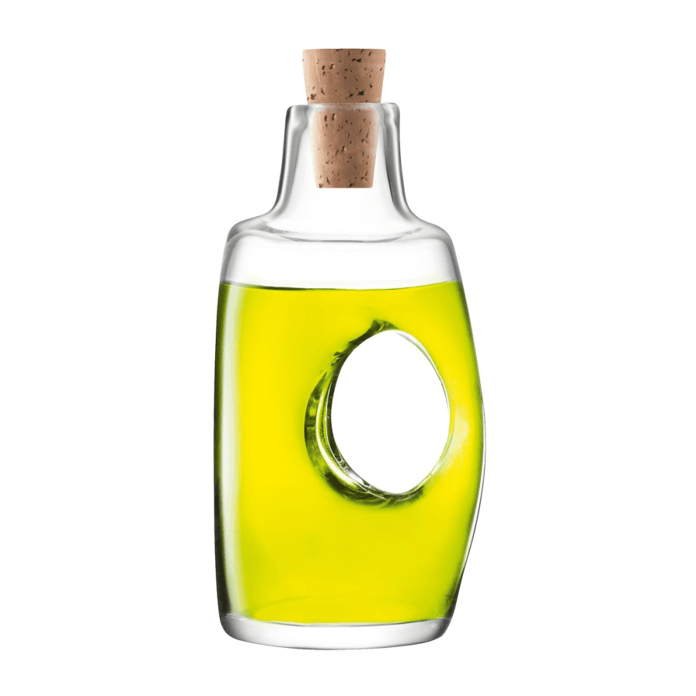 Void Vinegar bottle and cork stopper, 120ml, clear