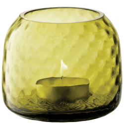 Image showing the Dapple Tealight/Vase, H7cm, Woodland Green product.