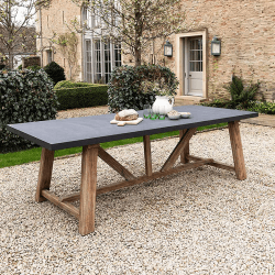 Image showing the Chilford Dining Table, Grey & Natural product.