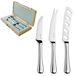 Image showing the Cheese knife set, 3 piece, Stainless Steel product.