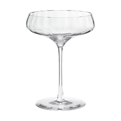 Image showing the Bernadotte Set of 2 Cocktail Coupe Glasses, 200ml, Clear product.