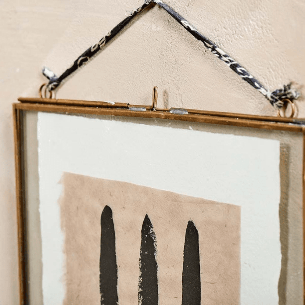 Kiko Landscape Frame, 5 x 7", Antique Brass